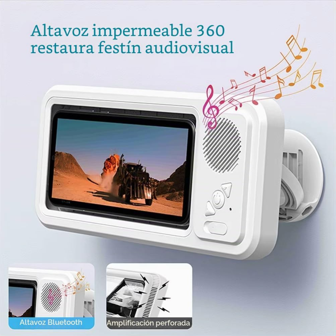 Altavoz de Ducha para Escuchar música o ver Películas