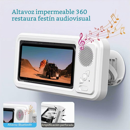 Altavoz de Ducha para Escuchar música o ver Películas